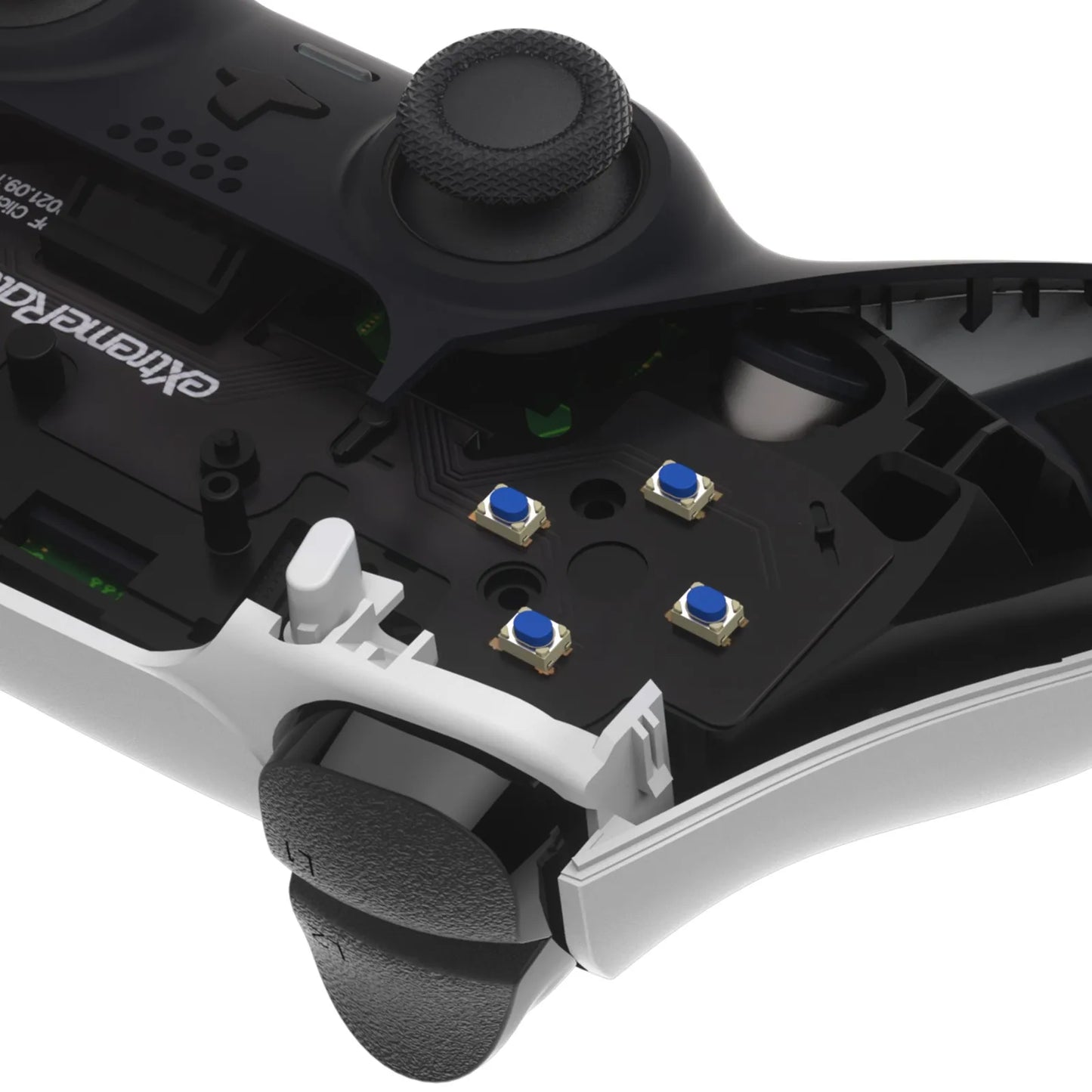 eXtremeRate Face Clicky Kit V2, Dpad Action Buttons, Mouse Click Kit for PS5 Controller BDM-010 & BDM-020