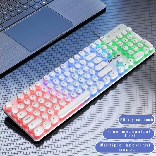 Gaming Wired 104 Keys Membrane Keyboard For Windows and IOS System