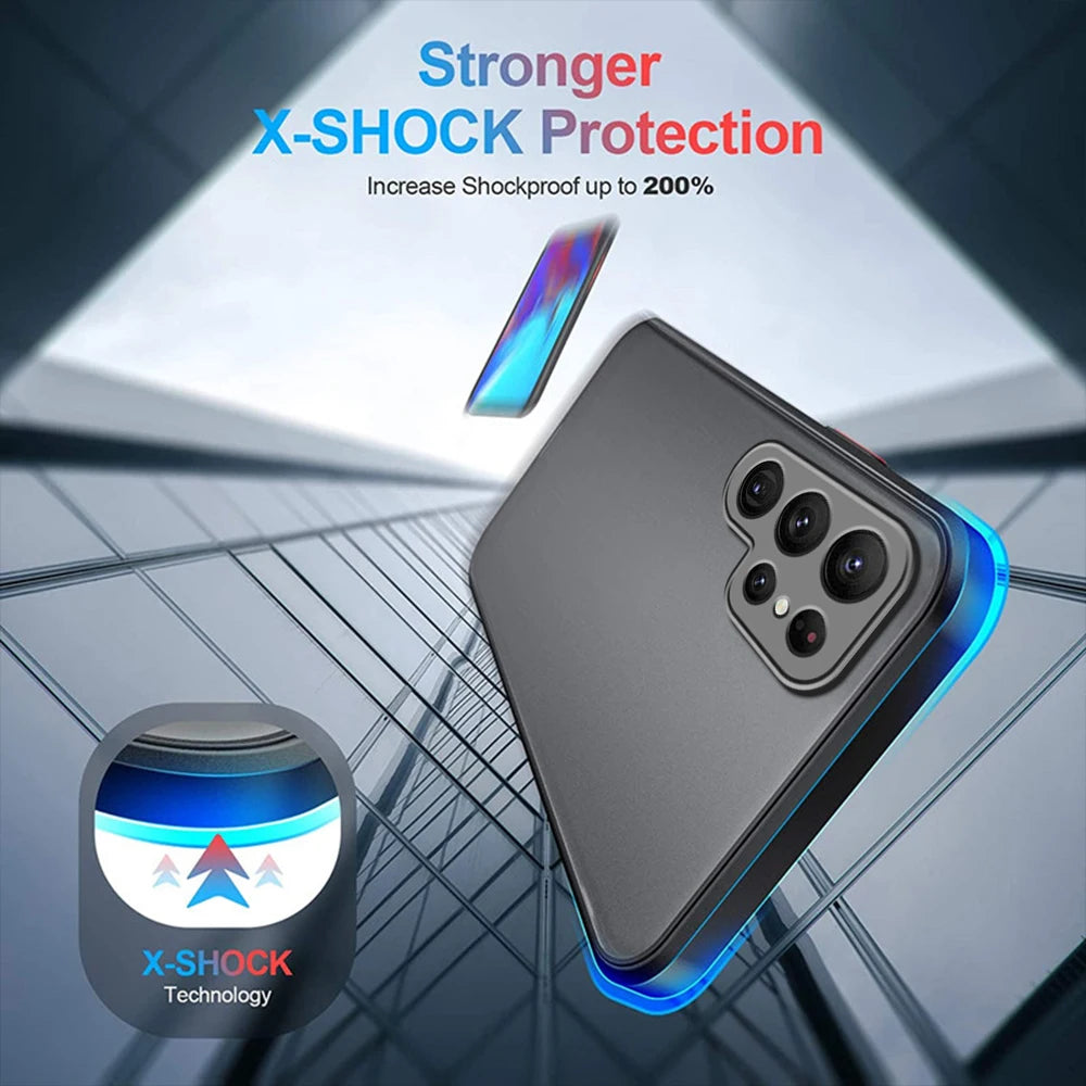 Armor Matte Case For Samsung