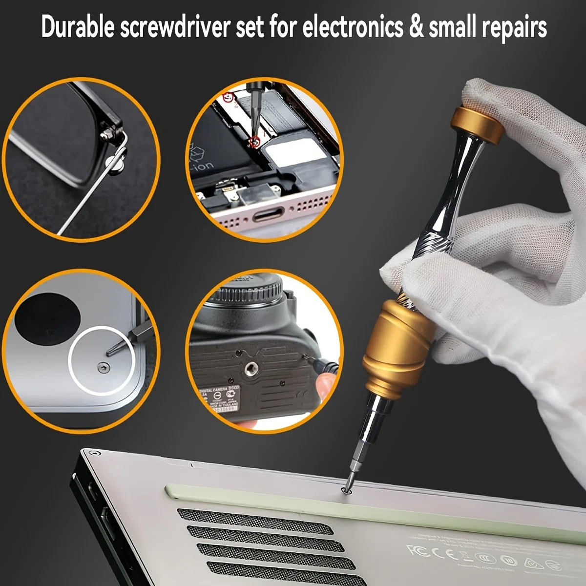 Magnetic 37 piece Screwdriver bit Set Repair Tool Kit