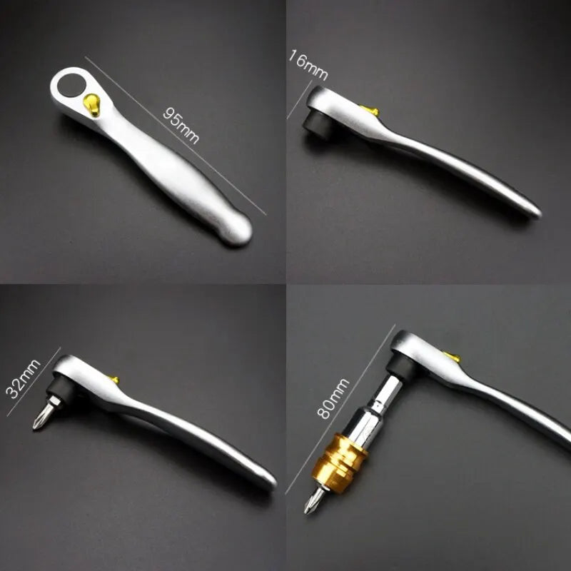 Mini Ratchet Screwdriver Bit Set