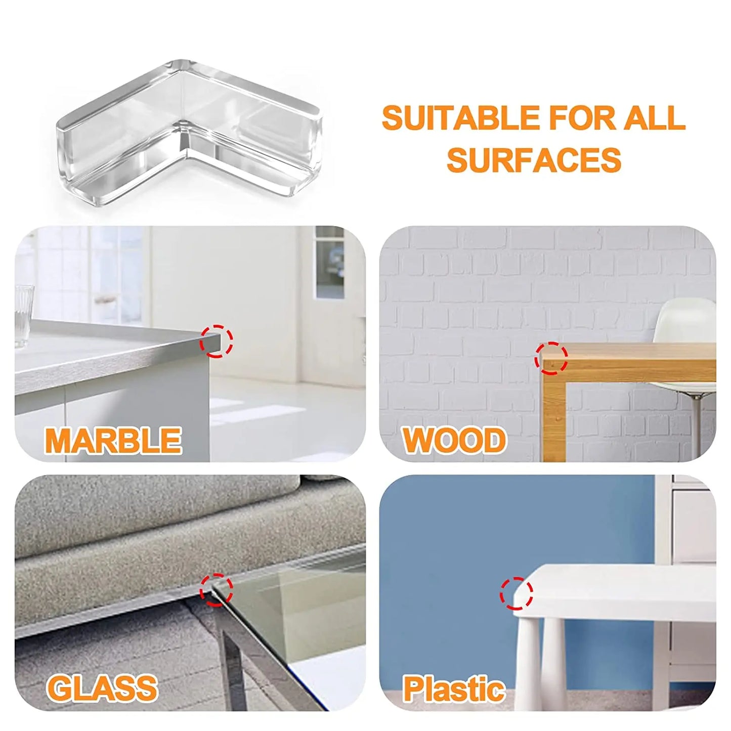 Corner Edge Protection for Baby Safety 10PK
