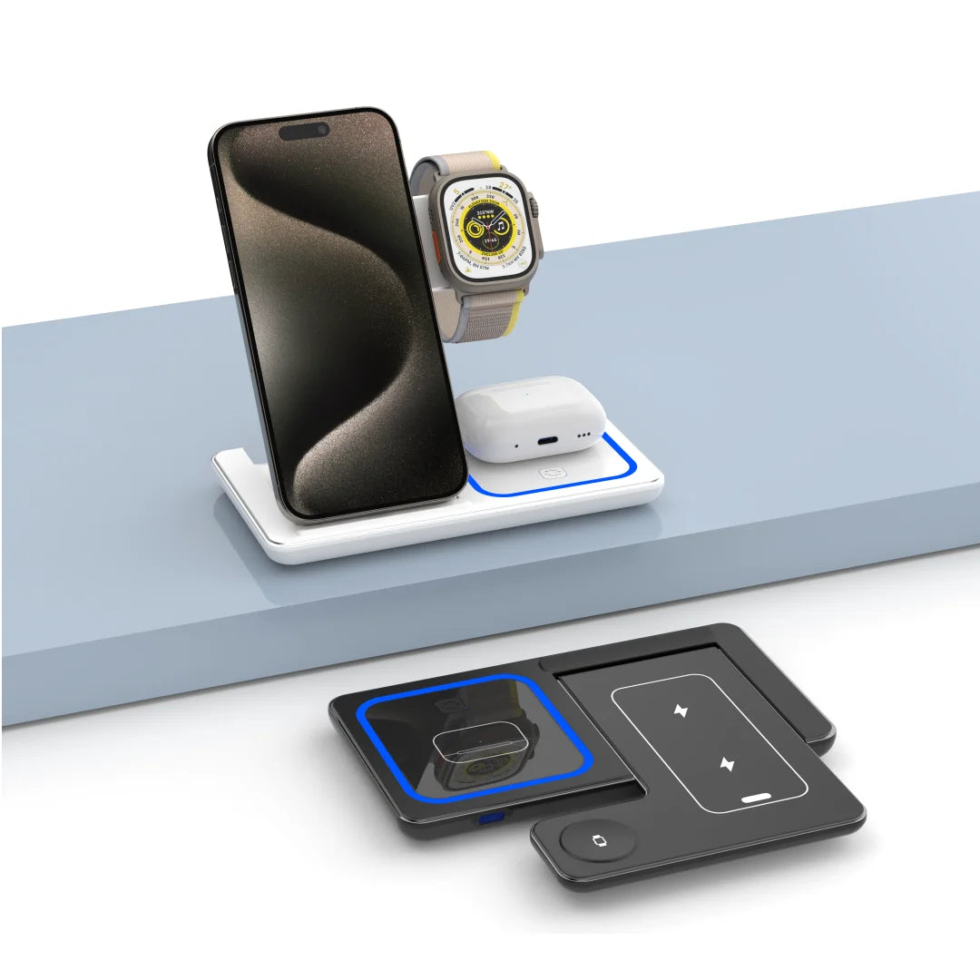 3 in 1 Wireless Charger Stand for Apple , iwatch , iphone , Airpod