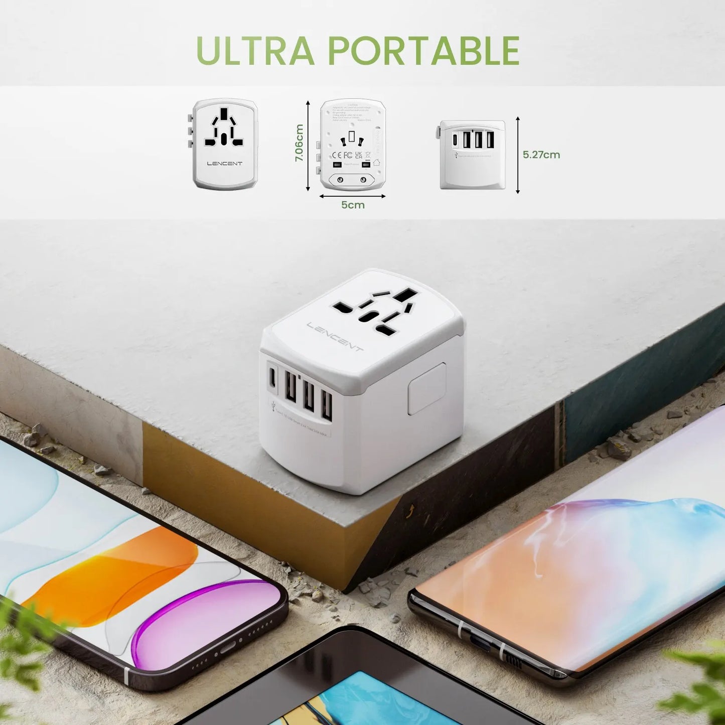 5-in-1 Universal Travel Adapter