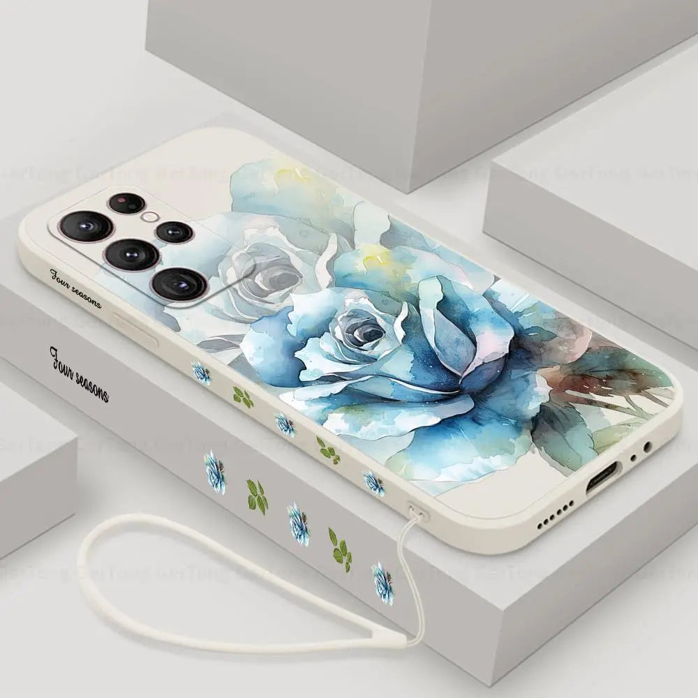 Flowers case For Samsung