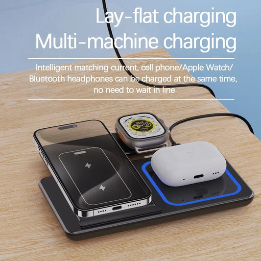 3 in 1 Wireless Charger Stand for Apple , iwatch , iphone , Airpod