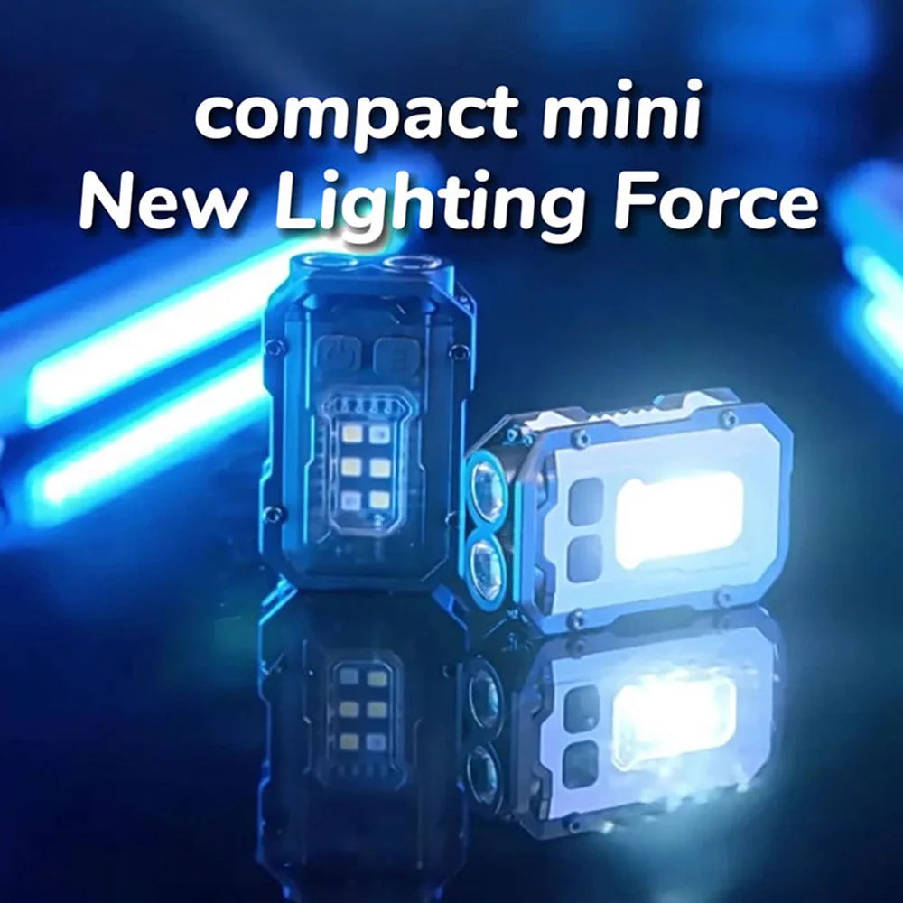 Strong LED Bright Flashlight Portable Mini Keychain