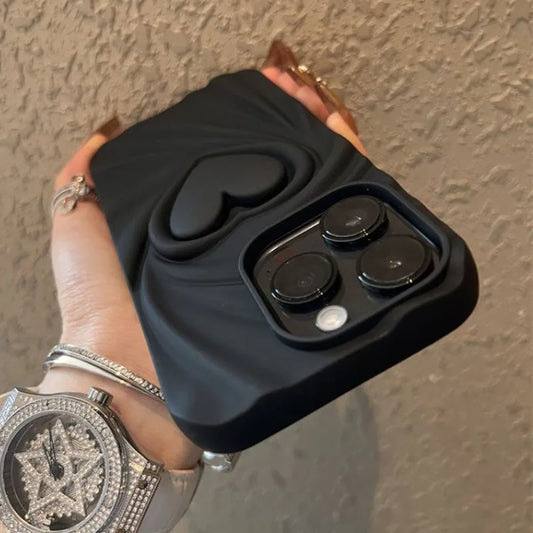 3D Love Heart Pattern Shock Proof Case For iPhone